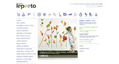 Desktop Screenshot of lepeeto.cz